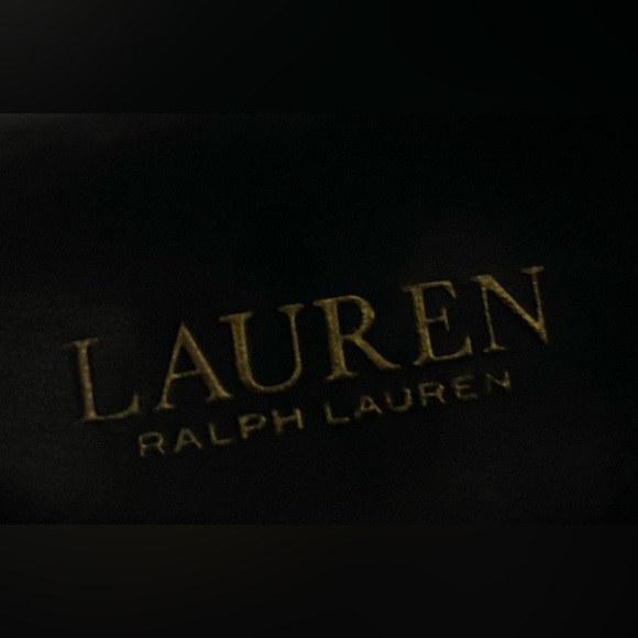 RALPH LAUREN Brittni Dark Brown Leather Ankle Boots Heels Size 8B - Picture 4 of 7